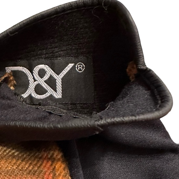 D&Y Tan Tartan Gloves - Small/X Small - Picture 2 of 4